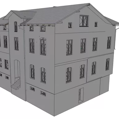 Bestandsmodellierung eines Gebäudes mit GRAPHISOFT Archicad 4