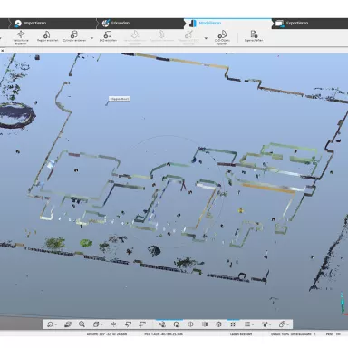 Punktwolkenbearbeitung mit dem FARO® As-Built ™ Modeler 5