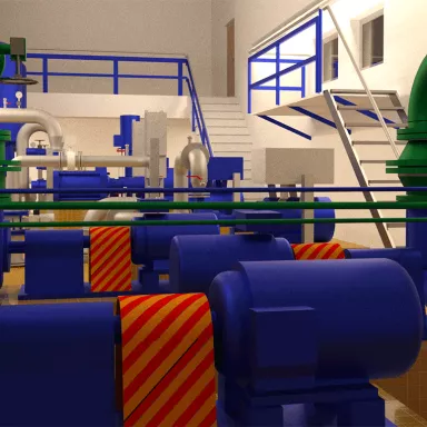 Bestandsmodellierung eines Pumpenraums im Wasserwerk Überlingen am Bodensee 5