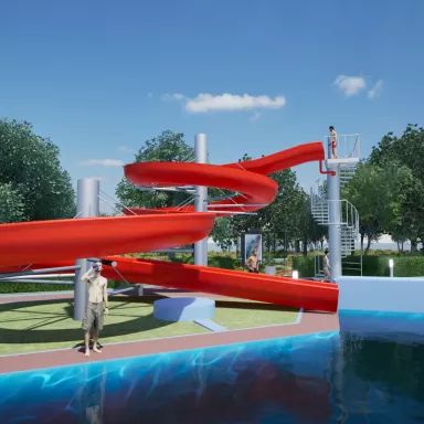 Wasserrutsche in Renchen 2