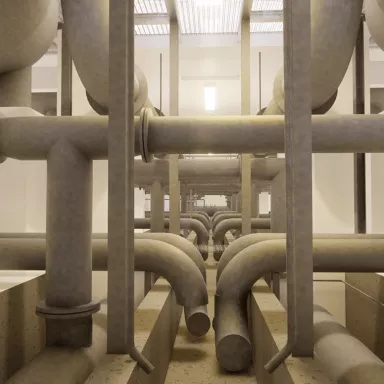 Bestandsmodellierung Wasserwerk Friedrichshafen – Druckfilterhalle 4