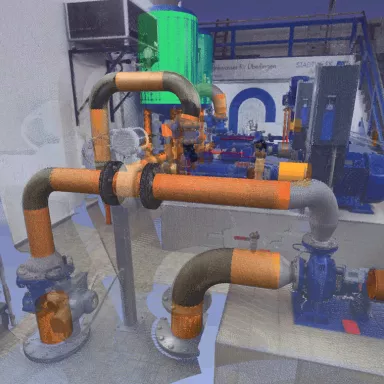 Bestandsmodellierung eines Pumpenraums im Wasserwerk Überlingen am Bodensee 6