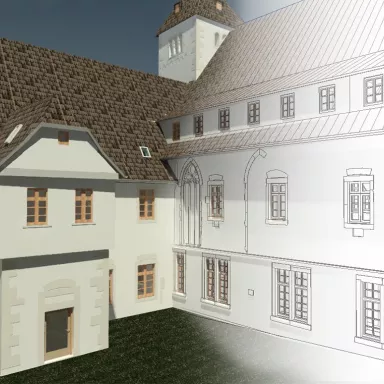 Bestandsmodellierung Kloster Schlüchtern 2