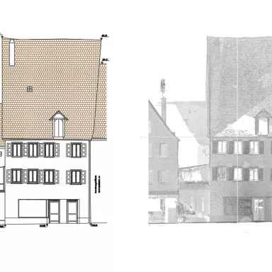 Bestandsmodellierung eines historischen Altstadtgebäudes 3