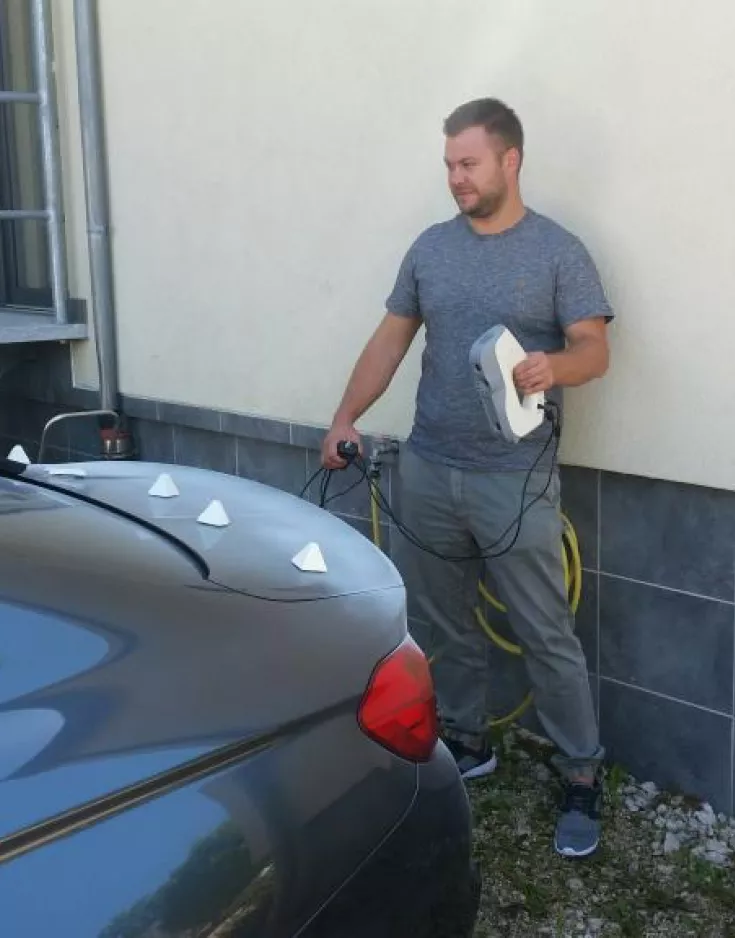 Der Handscanner Artec Eva wurde von einem Motorsport-Kunde getestet.