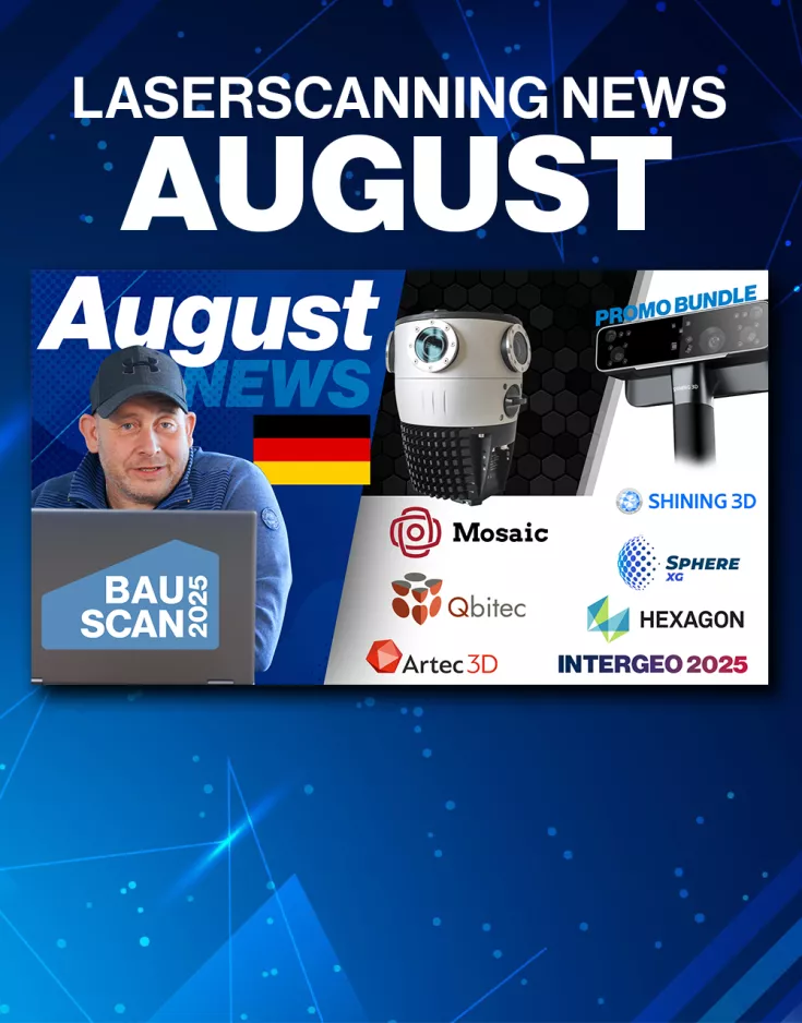 Blogbild Laserscanning News August 2025 DE