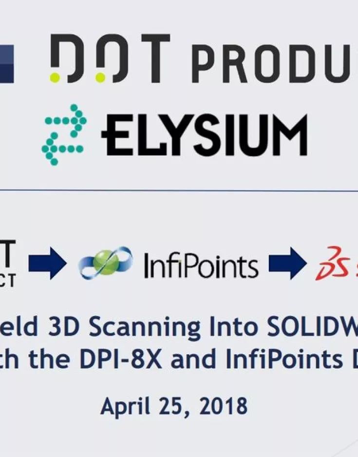 Webinar: Scanning-Daten des DotProduct DPI-8X über InfiPoints in SolidWorks importieren