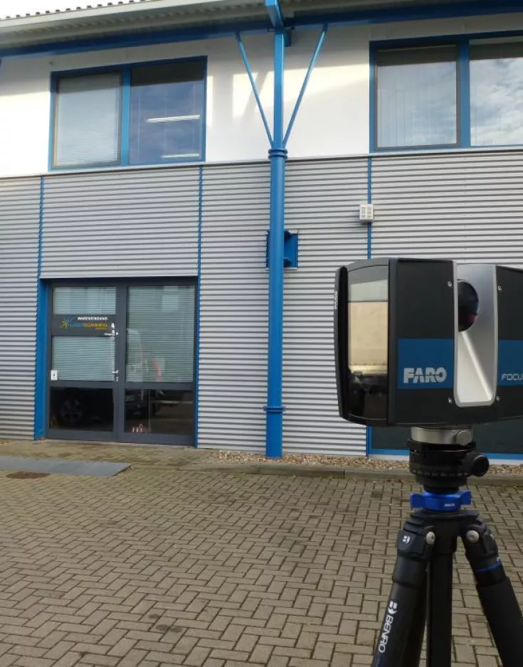 Der brandneue terrestrische Laserscanner FARO Focus S 150.