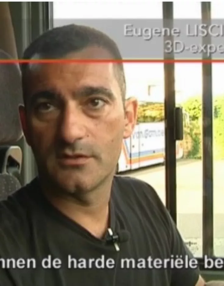 Eugene Liscio im Interview zur Unfalluntersuchung (Bildquelle: TV Limburg (TVL))