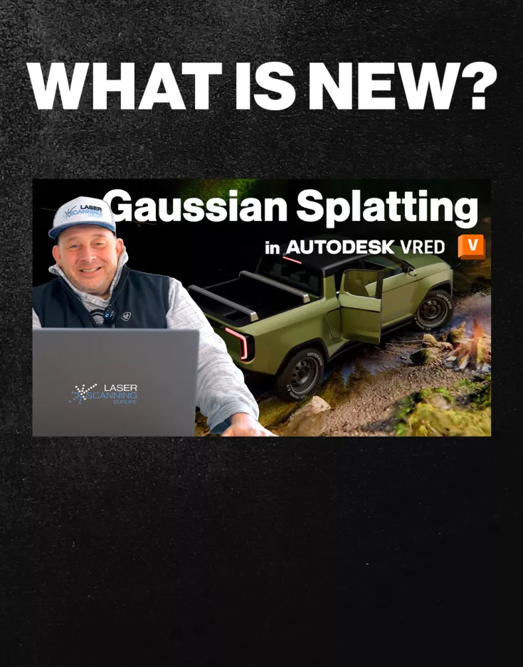 VRED Autodesk Gaussian Splatting