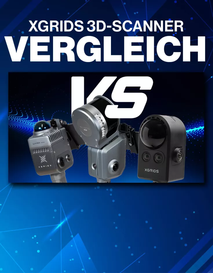 XGRIDS Scanner Vergleich Blogbild DE
