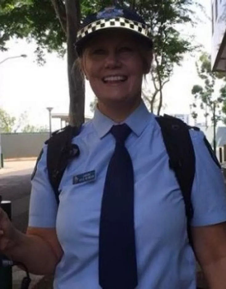 Zebedee-Operator Sergeant Kylie Blumson. (Foto: Cameron Atfield; www.brisbanetimes.com.au)