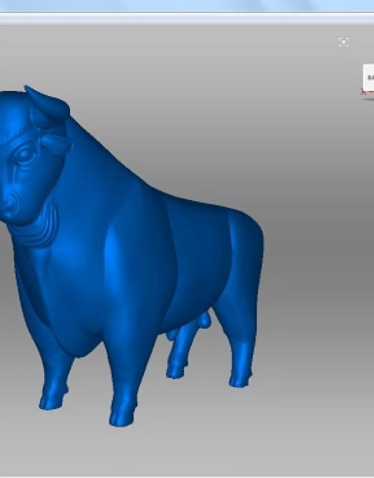 Bulle der Frankfurter Börse in Artec Atudio 13 Professional