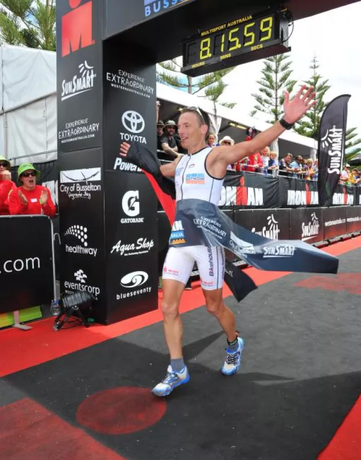 Markus Thomschke belegte den 2. Platz bei seinem letzten Rennen im Dezember 2013 in Australien