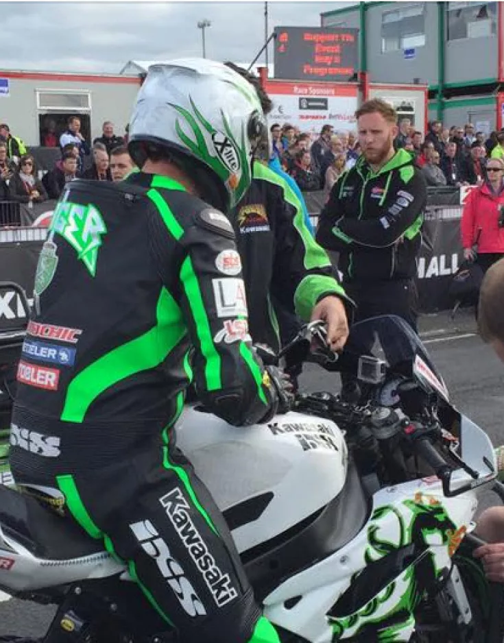 Horst Saiger beim North West 200