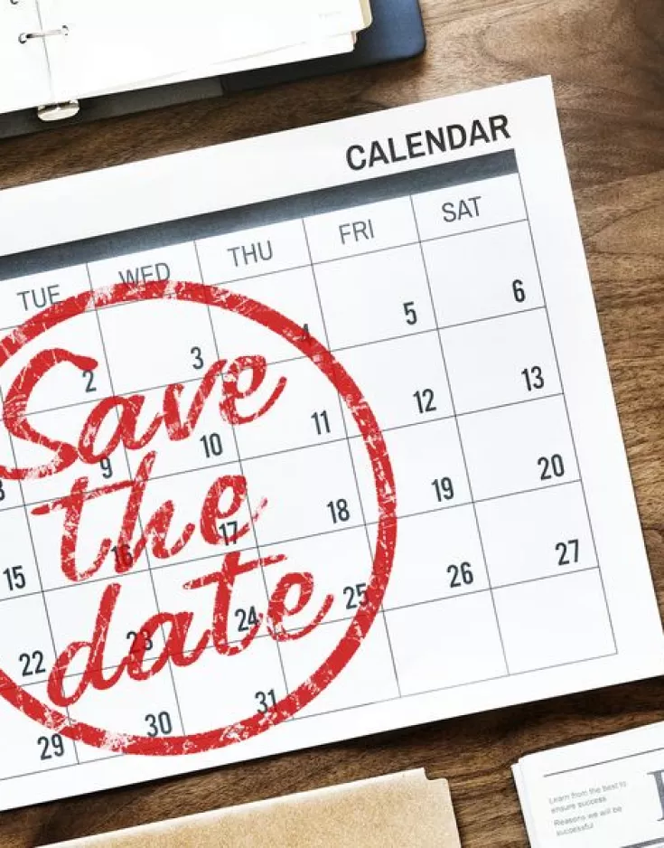 Vermerken Sie schon jetzt die Termine in Ihrem Kalender!