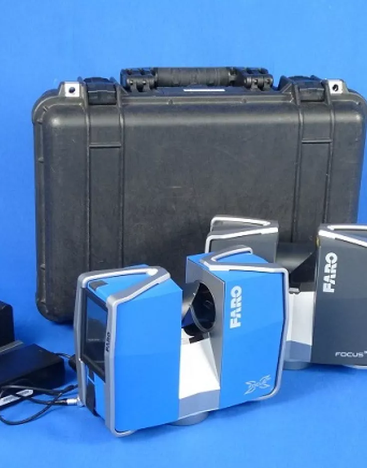 Bei uns können Sie unter anderem 3D-Laserscanner aus dem Hause FARO mieten.