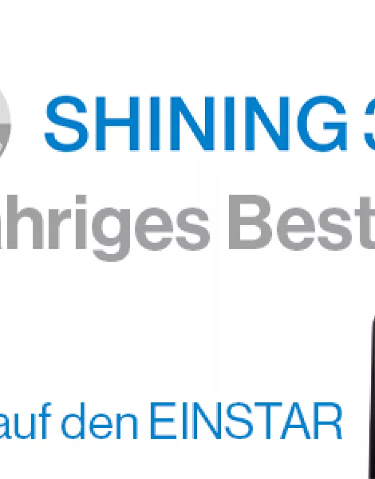 Anlässlich des 20-jährigen Bestehens von Shining3D gibt es 15% Rabatt auf den EINSTAR Scanner!