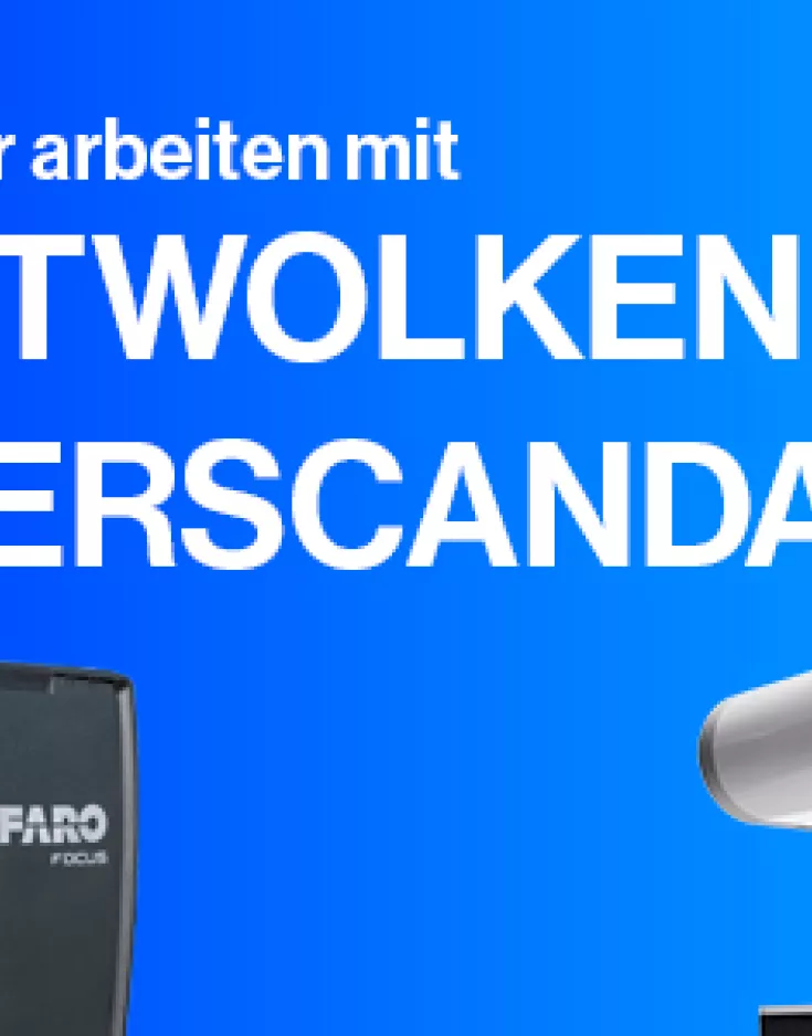 Effizientes Arbeiten mit Laserscandaten und 3D-Modellen