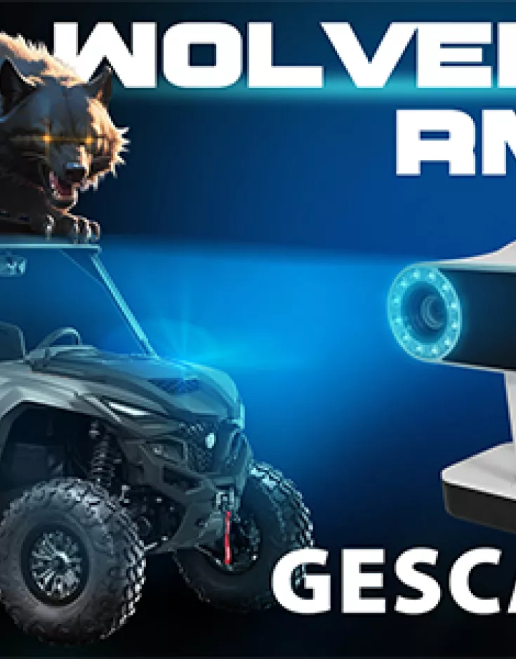 Wolverine RMAX mit dem Artec LEO gescannt! 