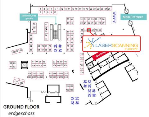 BIM World 2018 - Laserscanning Europe an Stand Nummer 43