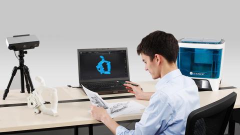 EinScan SE SP 3D Druckerverbindung