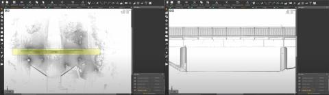Faro Orbis im Schnee - Auswertung in PointCab Software