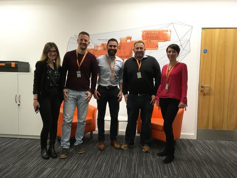 Das Team von Laserscanning Europe sagt Danke zum kompletten Team von GeoSLAM, für den interessanten Tag in Nottingham.