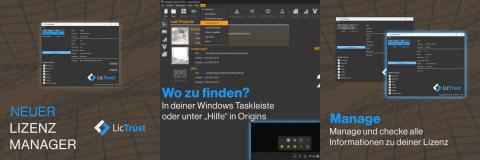 PointCab Origins Lizenzmanager