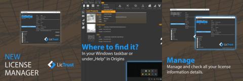 PointCab Origins Lizenzmanager