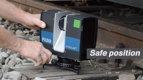 Safe position for your 3D laser scanner.