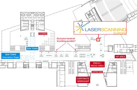 BIM World 2019 - Laserscanning Europe an Stand Nummer 203