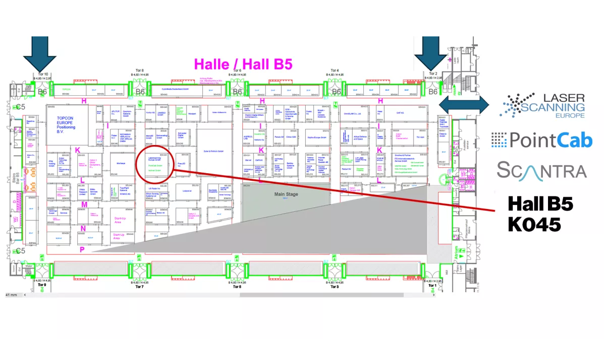 Hallenplan Intergeo 2026