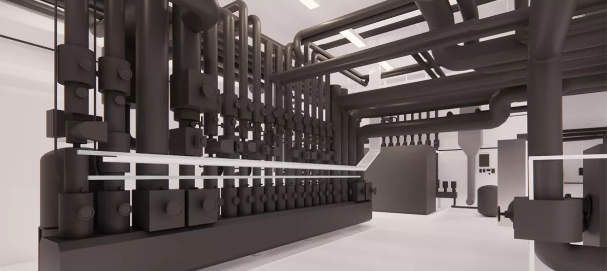 Bestandsmodellierung der Gasverwertungsanlagen einer Kläranlage Header