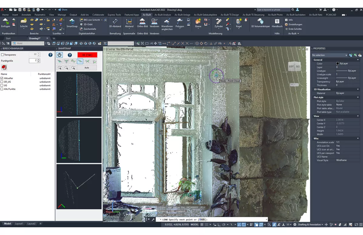 Punktwolkenbearbeitung mit FARO® As-Built™ for Autodesk AutoCAD® 1