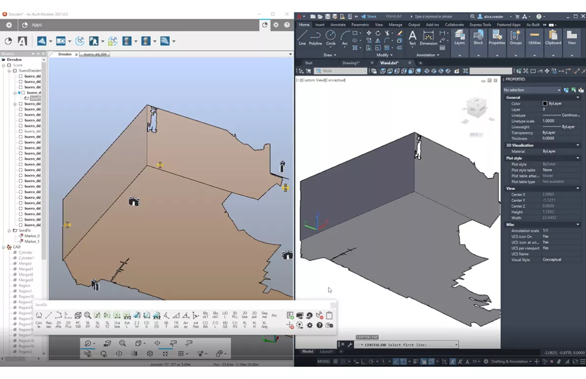 Punktwolkenbearbeitung mit dem FARO® As-Built ™ Modeler 1