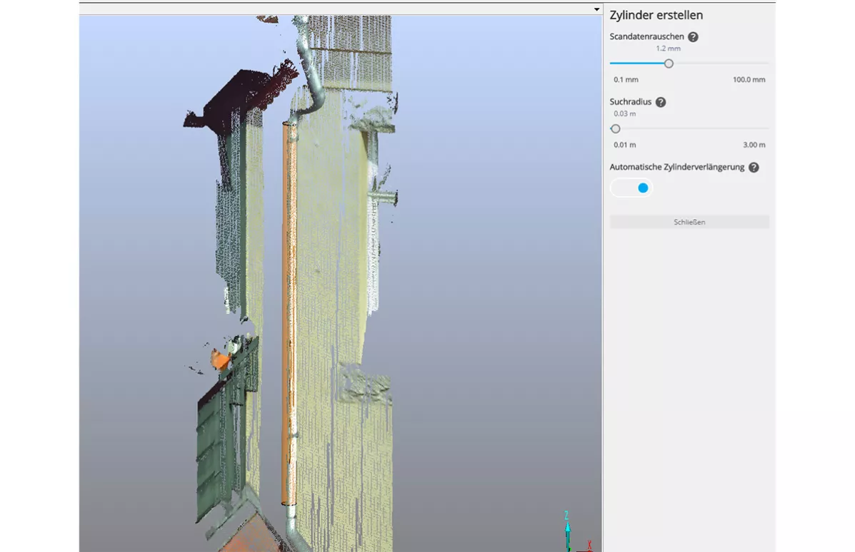 Punktwolkenbearbeitung mit dem FARO® As-Built ™ Modeler 7