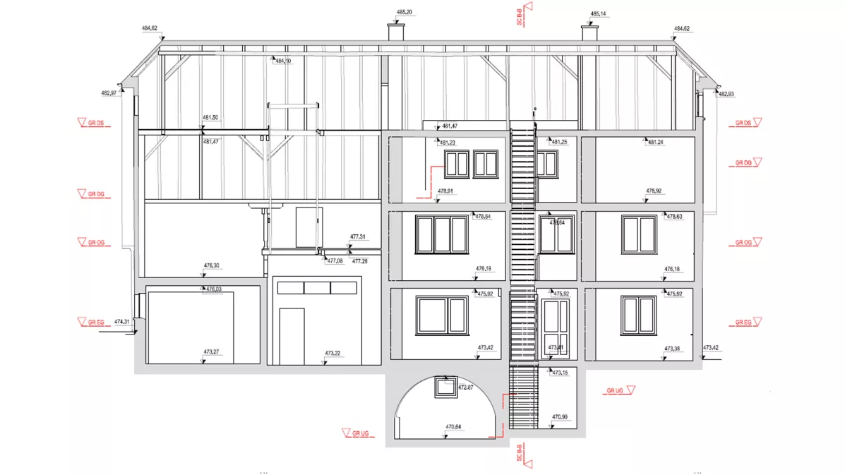 Haus mit Scheune 3