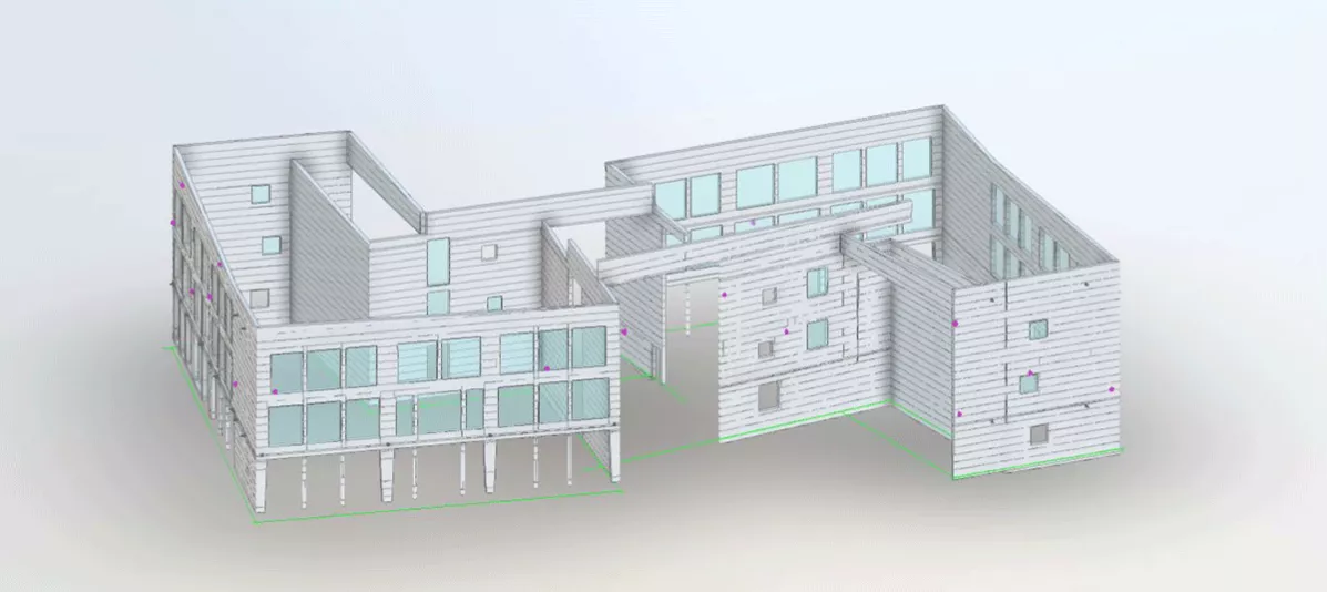 3D Laserscanning für die Fassadenmontage Header