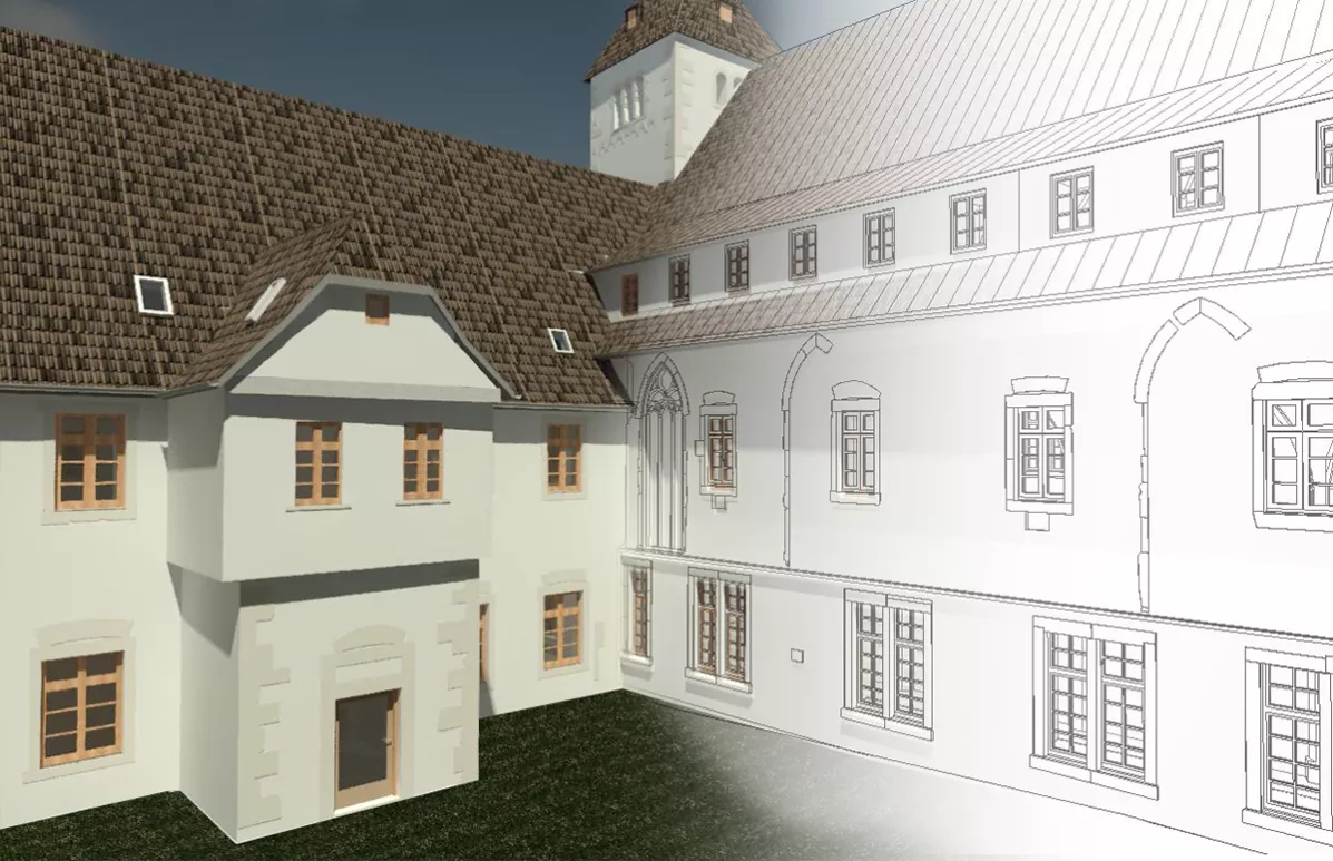 Bestandsmodellierung Kloster Schlüchtern 2
