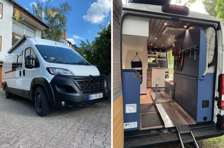Ausbau des Transporters zum Camper