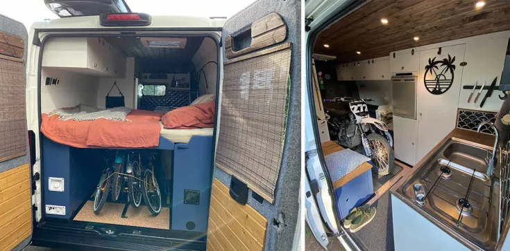 Umbau des Transporters zum Camper