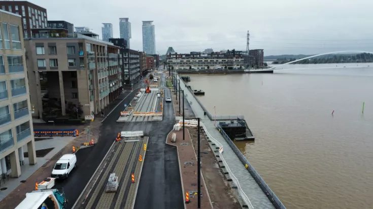 Pointscene Straßenbau Projekt