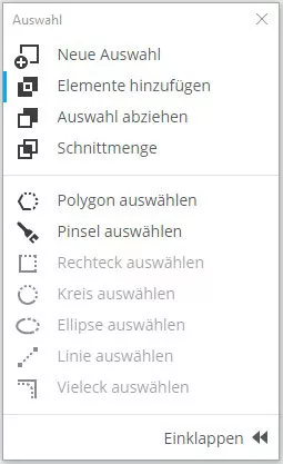 Polygon-Auswahl in FARO Scene