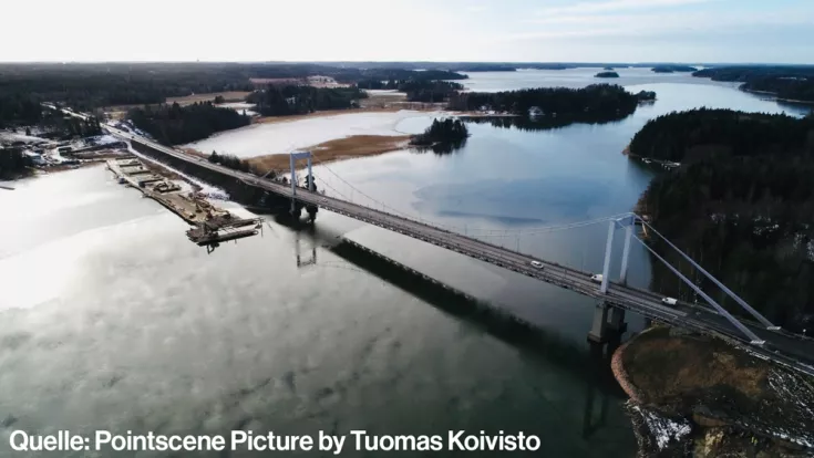 Erneuerung einer Brücke in Finnland
