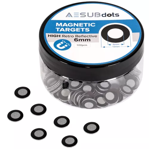 AESUB Magnetic_targets_hochretroreflektiv