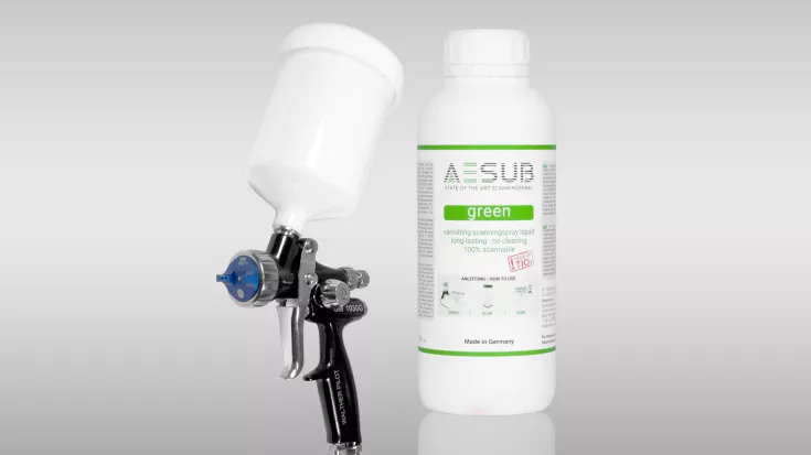 Aesub Spray Green Spraypistole