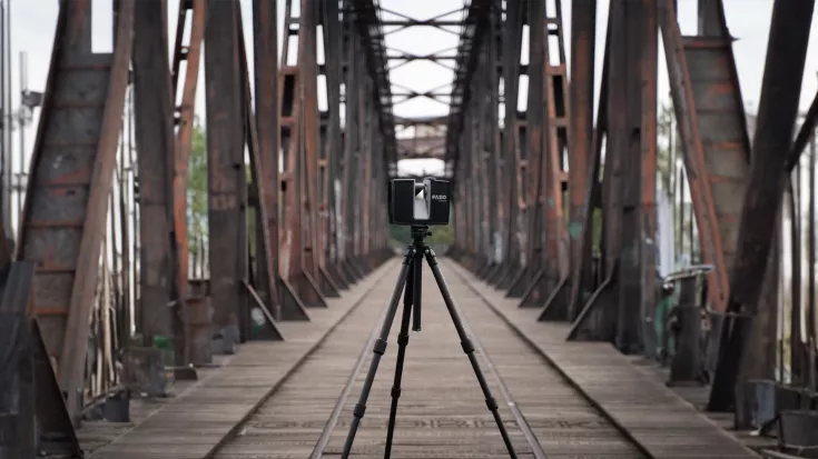 Anwendung Laserscanner Brücke