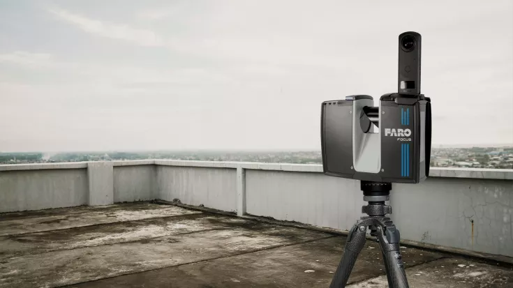 Dachinspektion mit FARO Focus