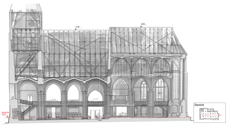 2D-Plan einer Kirche
